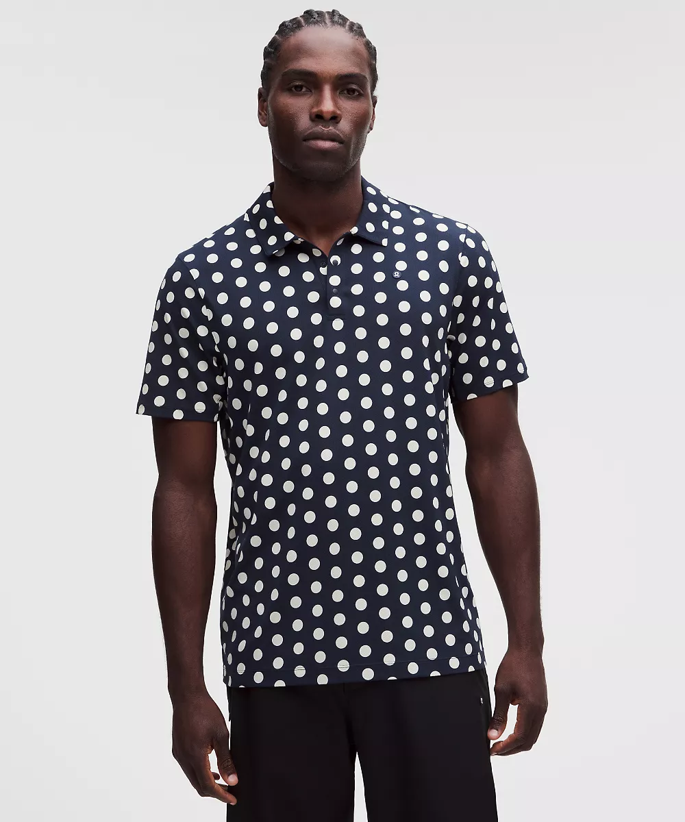 Polo de sport logo manches courtes — Polka Ball WP Max Light Ivory True Navy, view 2