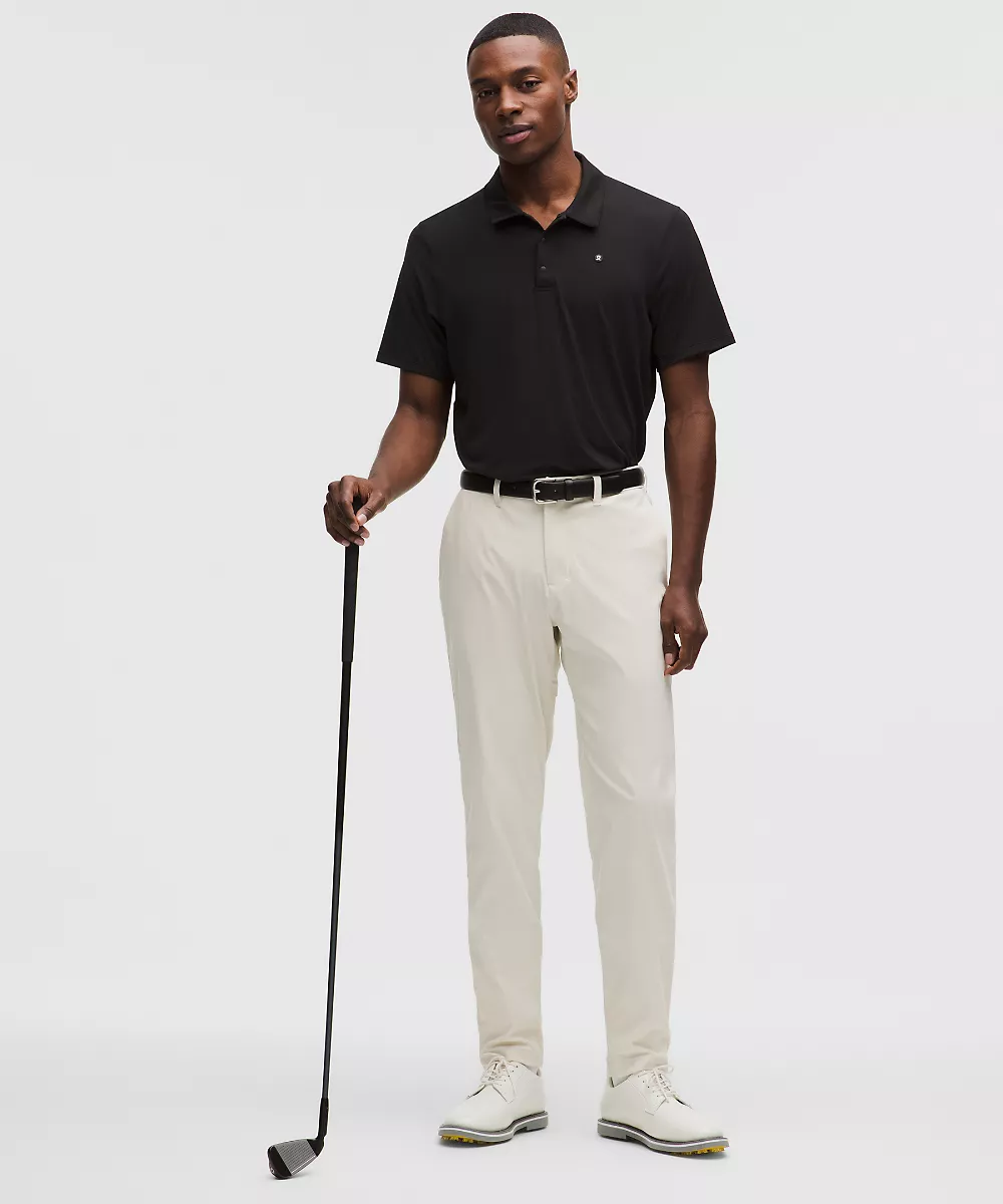 Polo de sport logo manches courtes — Black, view 2