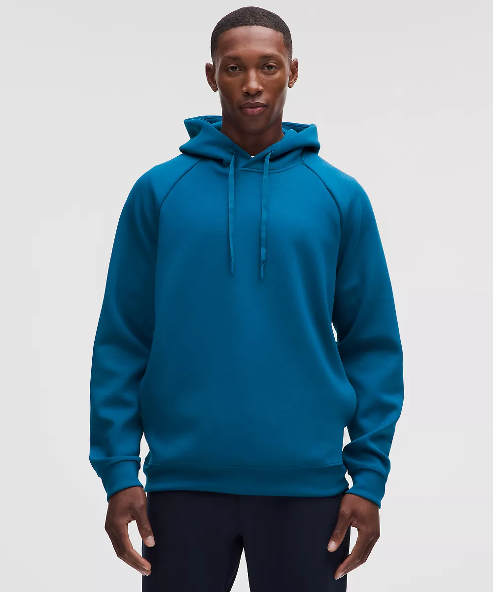 Sweat à capuche Smooth Spacer coupe classique — Jet Set Blue, view 1