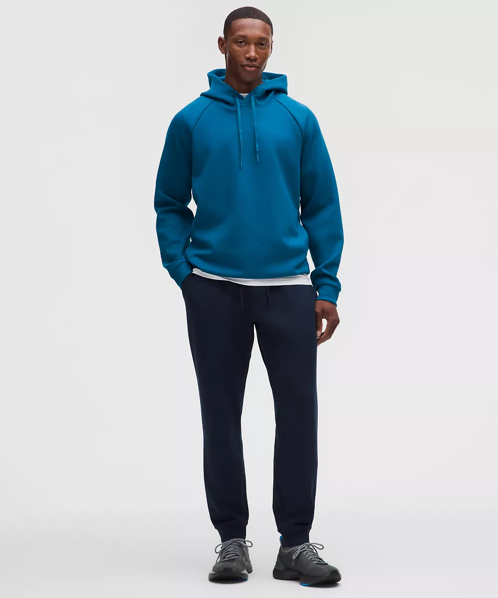 Sweat à capuche Smooth Spacer coupe classique — Jet Set Blue, view 2