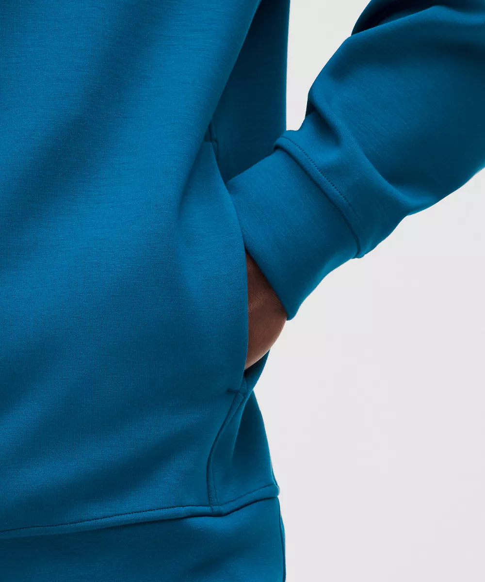 Sweat à capuche Smooth Spacer coupe classique — Jet Set Blue, view 5