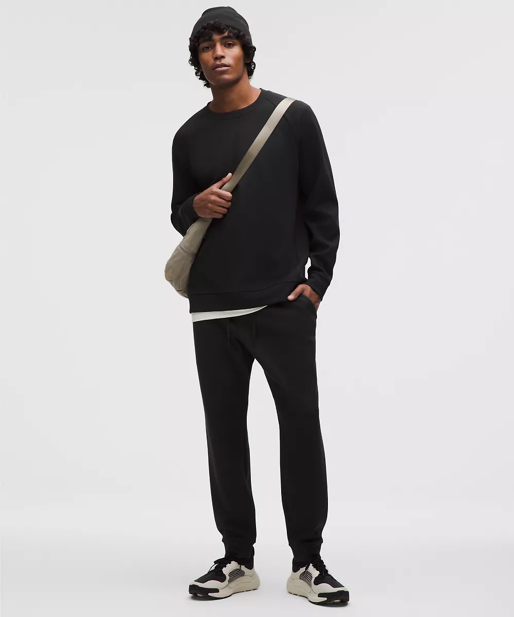 Sweat col rond Smooth Spacer coupe classique — Black, view 2