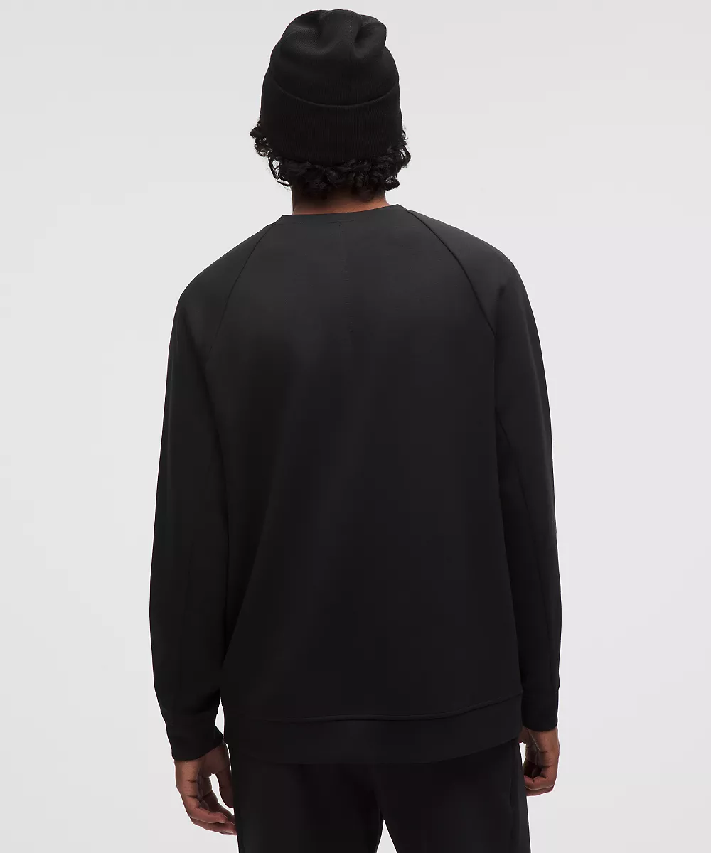Sweat col rond Smooth Spacer coupe classique — Black, view 3