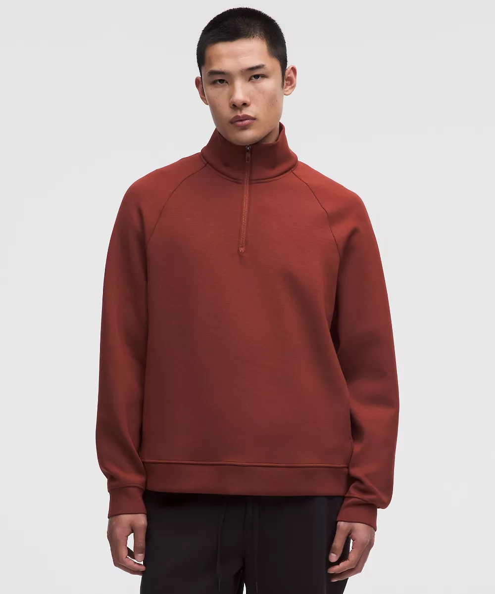 Quart de zip Smooth Spacer — Cranberry Charm, view 1