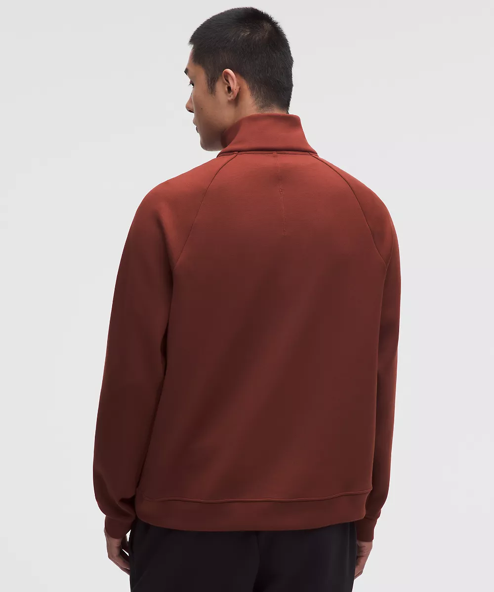 Quart de zip Smooth Spacer — Cranberry Charm, view 3