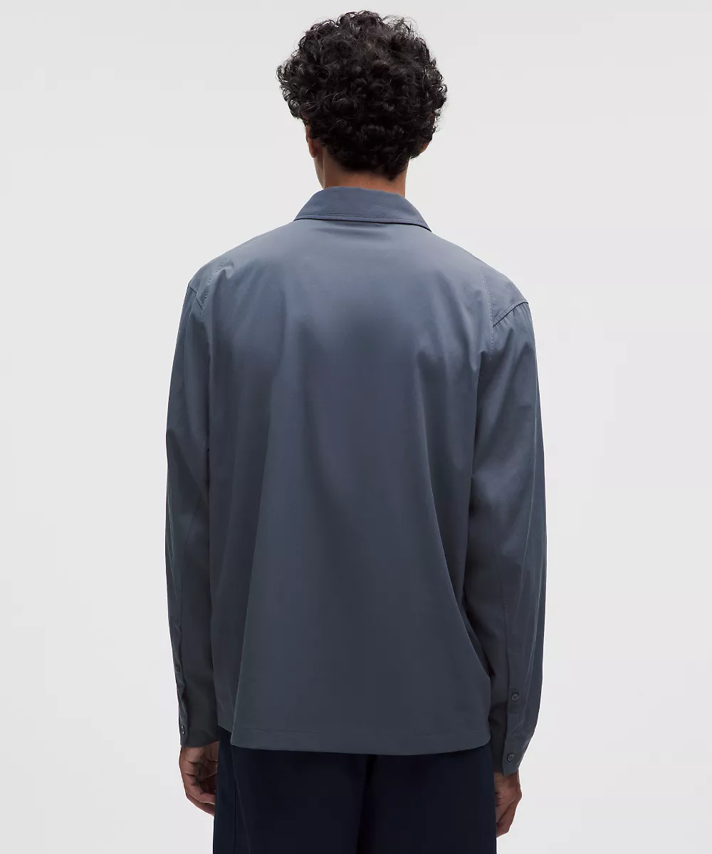 Chemise à col Unshaken manches longues — Dusty Diamond, view 3