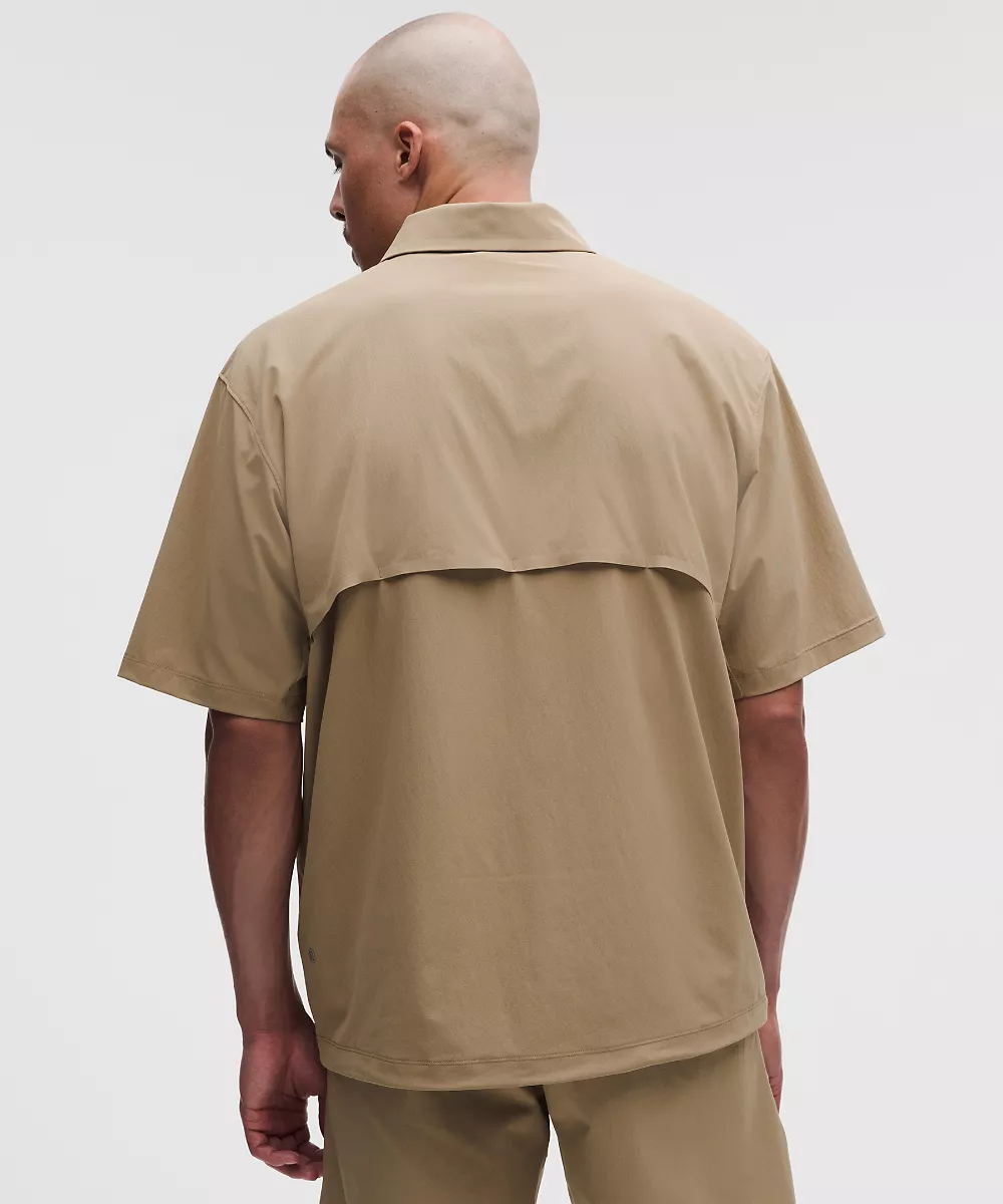 Pull de golf déperlant — Oakwood Tan, view 3