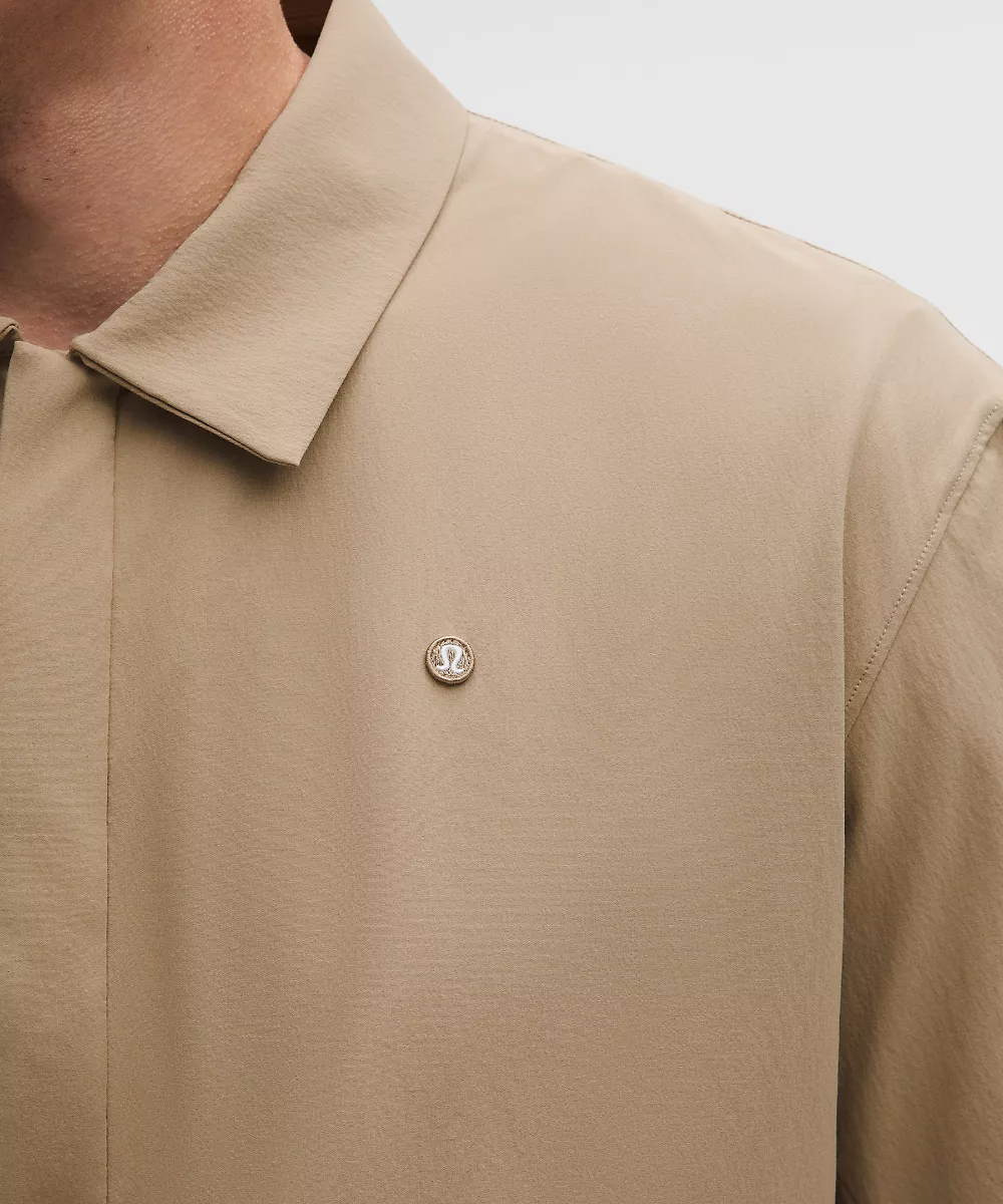 Pull de golf déperlant — Oakwood Tan, view 5