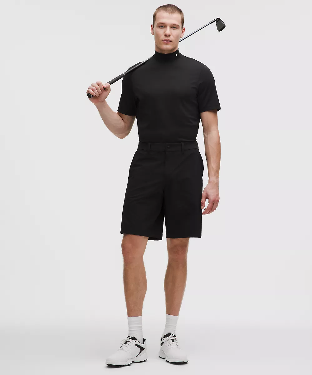 Chemise col montant coupe ajustée *ShowZero™ — Black, view 2
