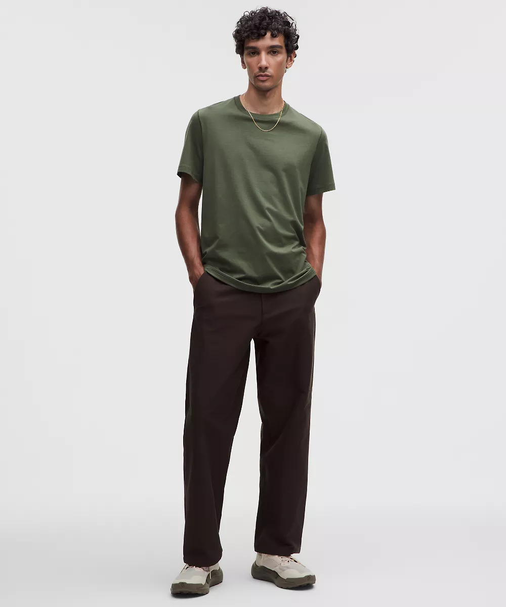 T-shirt classique Everyday en mélange de coton — Sassy Sage, view 2