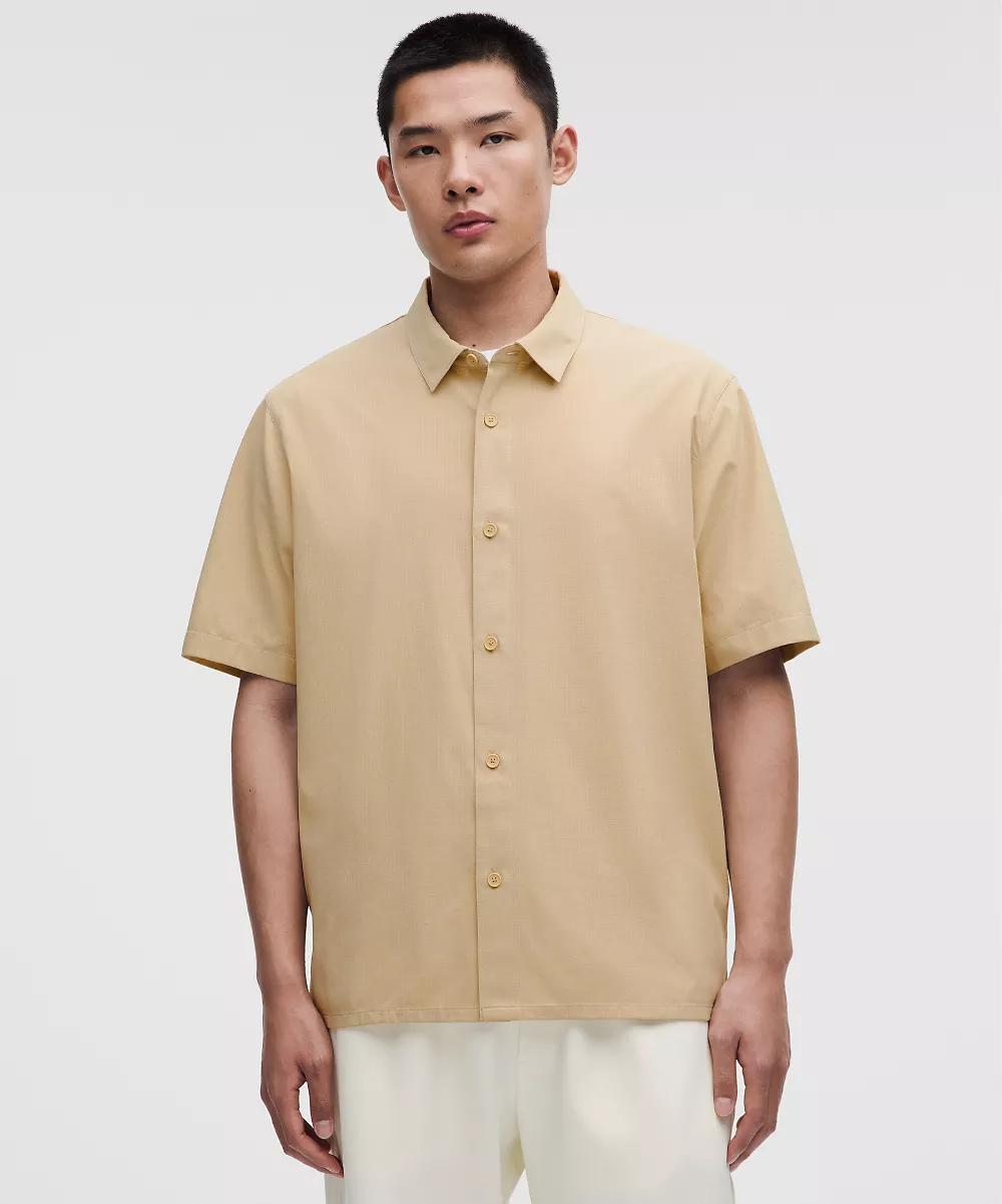 Chemise manches courtes coupe décontractée Airing Easy — Trench, view 2