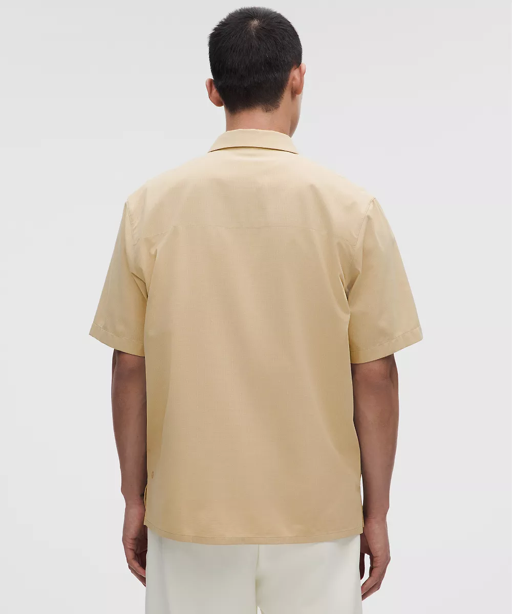 Chemise manches courtes coupe décontractée Airing Easy — Trench, view 3