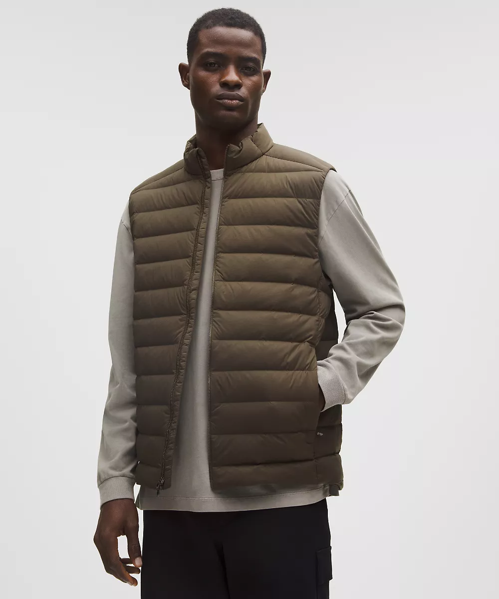 Gilet en duvet Navigation — Olive Brown, view 1