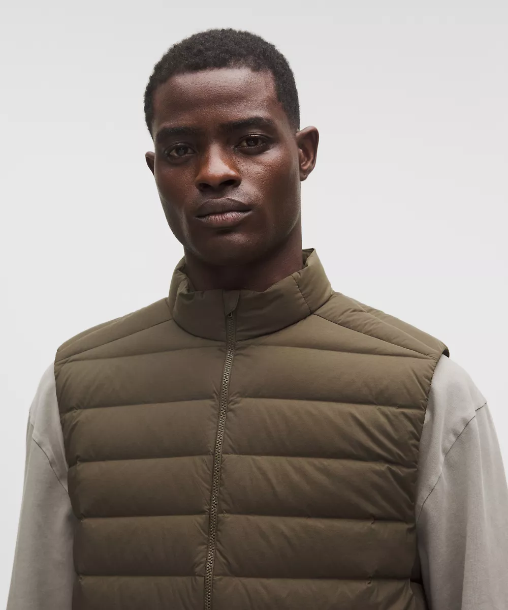 Gilet en duvet Navigation — Olive Brown, view 4