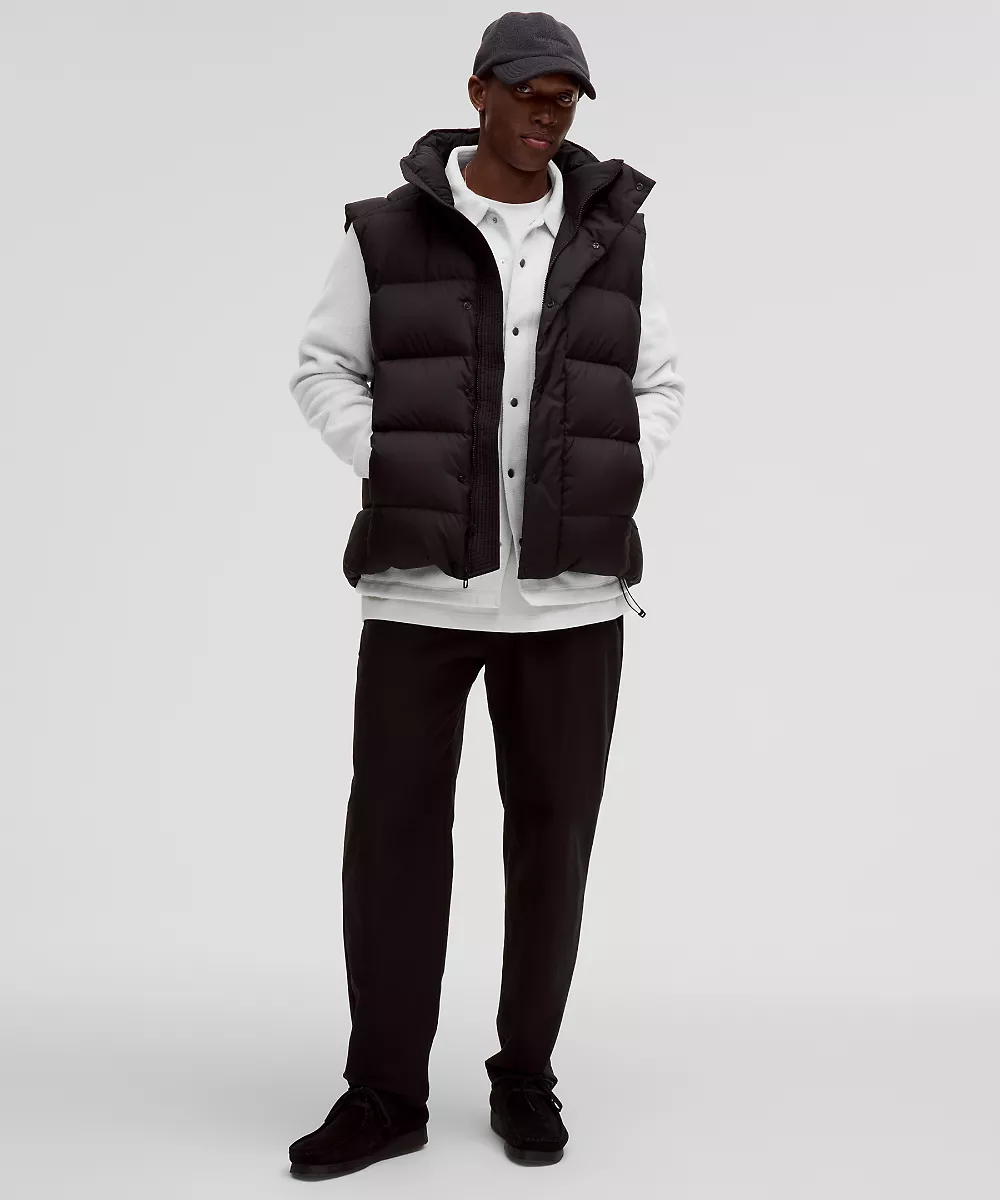 Gilet Wunder Puff garnissage duvet 600 — Black, view 2