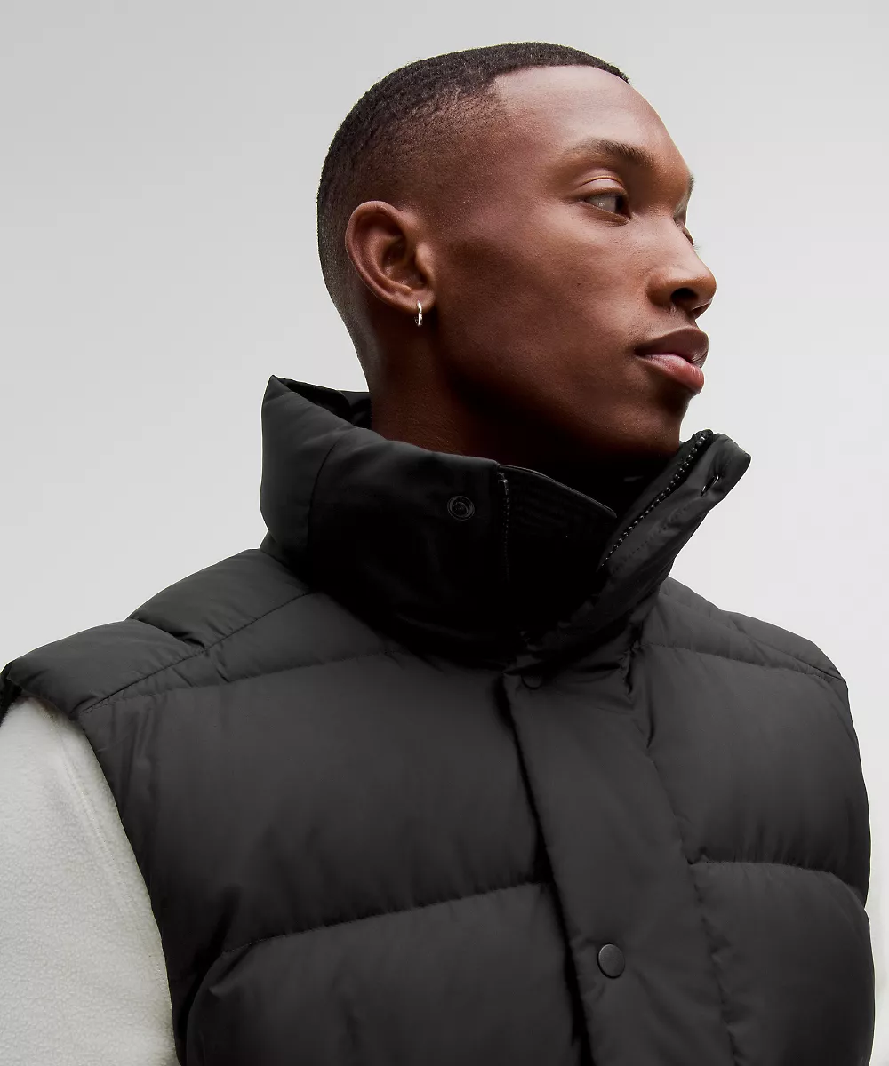 Gilet Wunder Puff garnissage duvet 600 — Black, view 4