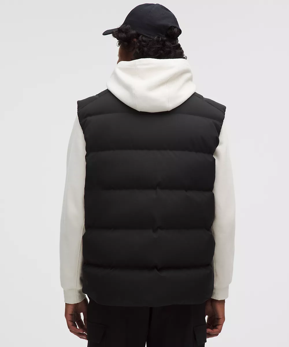 Gilet Wunder Puff garnissage duvet 600 *Tech Canvas — Black, view 3