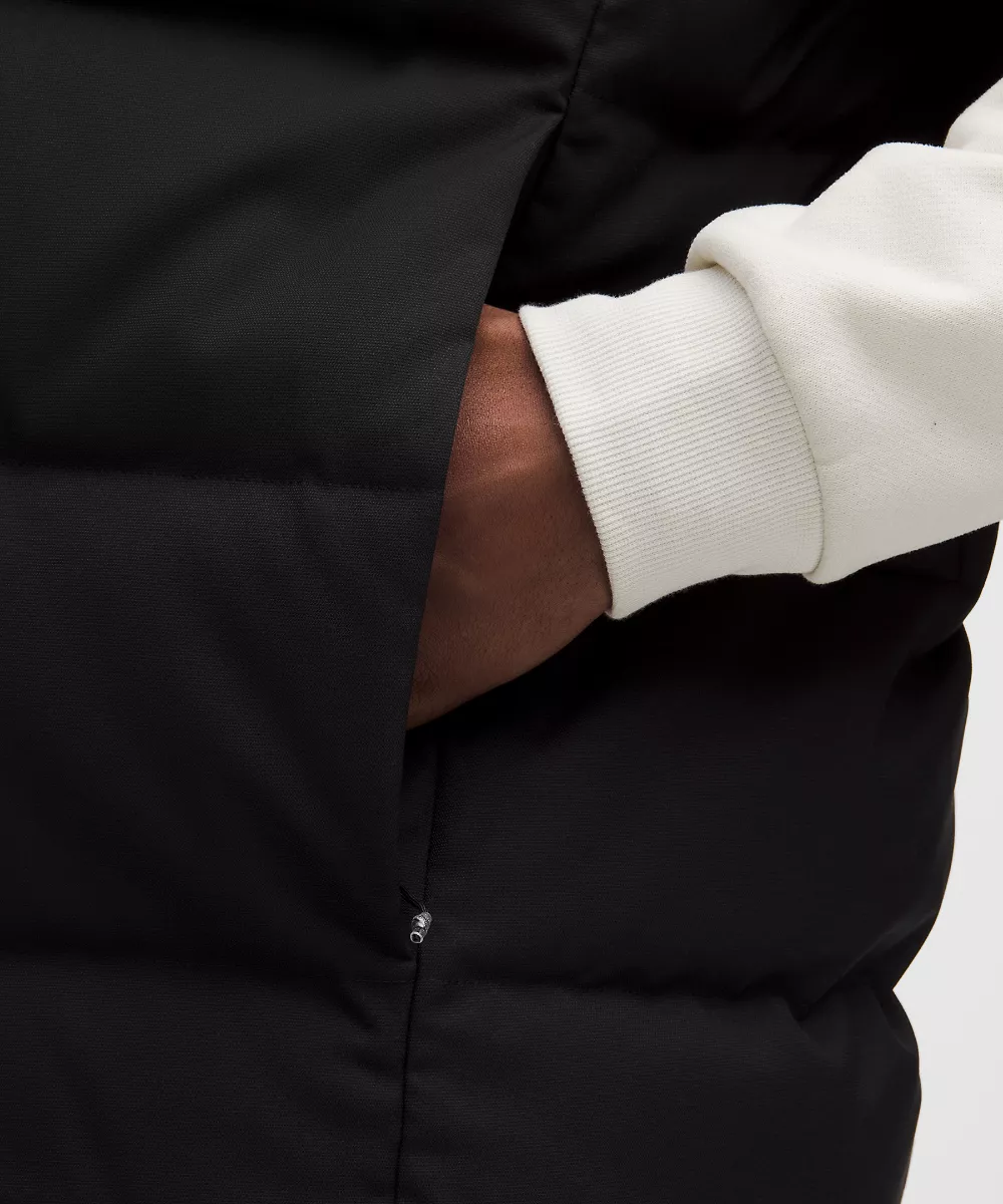 Gilet Wunder Puff garnissage duvet 600 *Tech Canvas — Black, view 5