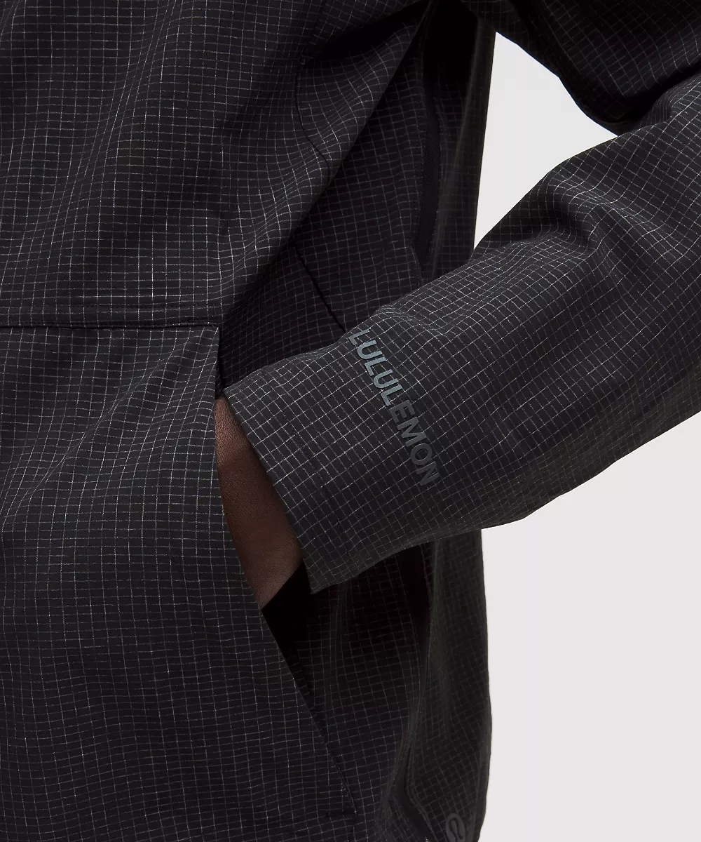Veste Pace Breaker ripstop — Black/Feather Grey, view 5