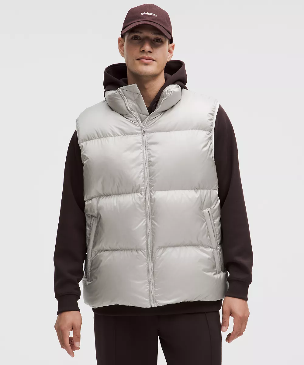 Gilet matelassé en duvet Always Down — Dove Grey, view 1
