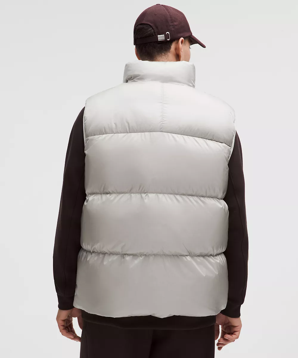 Gilet matelassé en duvet Always Down — Dove Grey, view 3