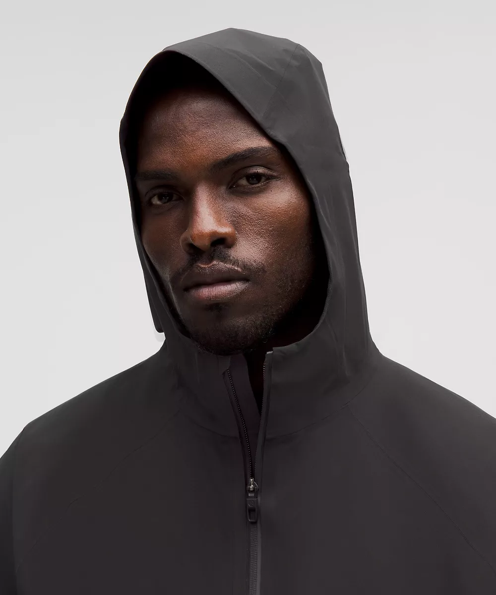 Veste imperméable Stretch Glyde — Black, view 4