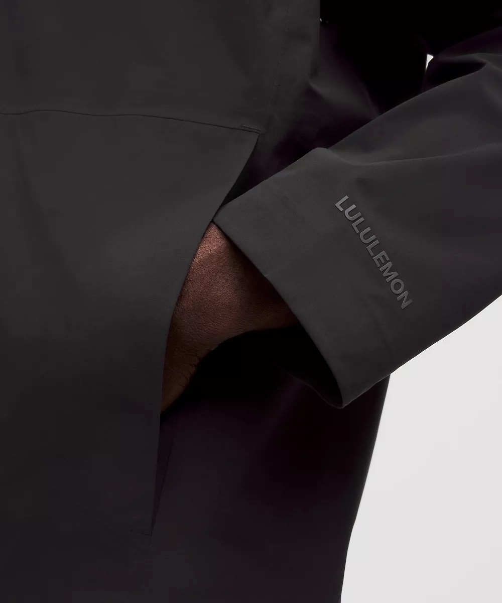 Veste imperméable Stretch Glyde — Black, view 5