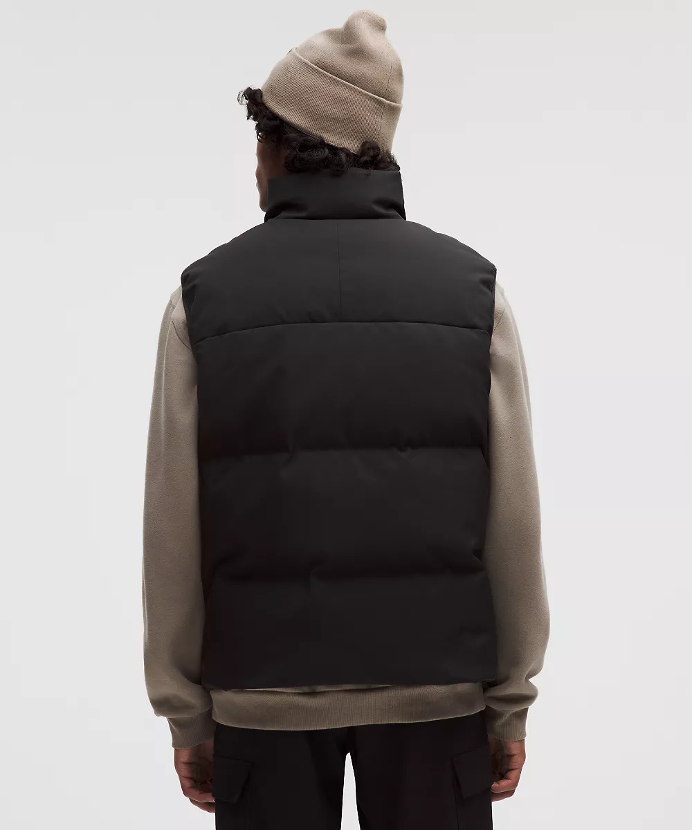 Gilet matelassé en duvet Always Down *Tech Canvas — Black, view 3