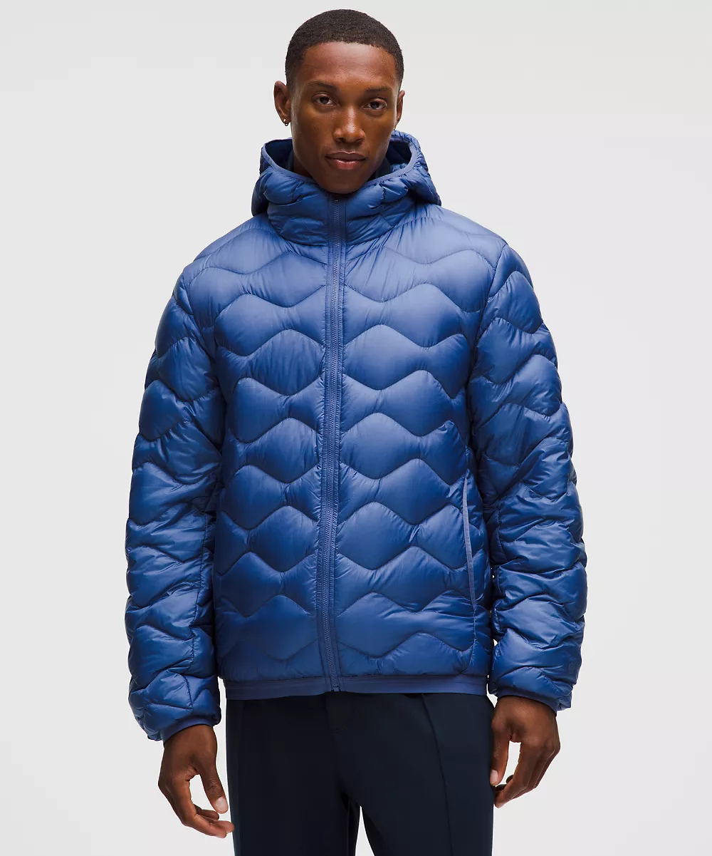 Veste matelassée à capuche garnissage duvet 900 Featherweight — Brilliant Blue, view 1