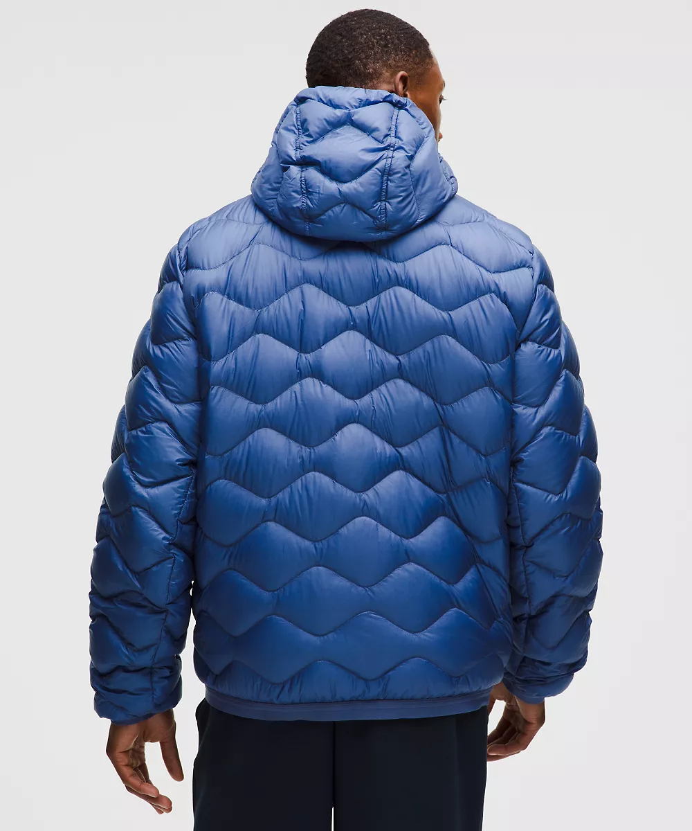 Veste matelassée à capuche garnissage duvet 900 Featherweight — Brilliant Blue, view 3