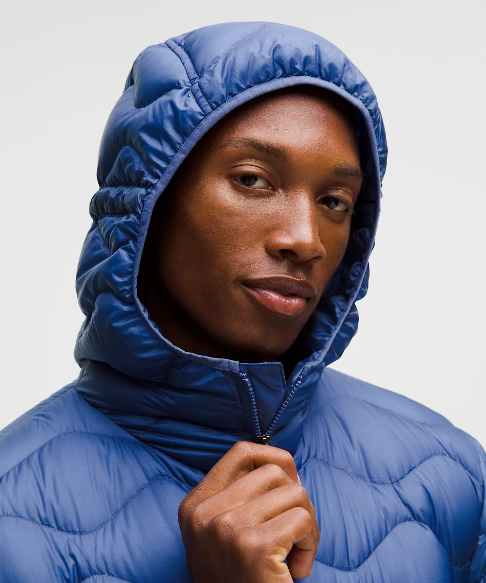 Veste matelassée à capuche garnissage duvet 900 Featherweight — Brilliant Blue, view 4