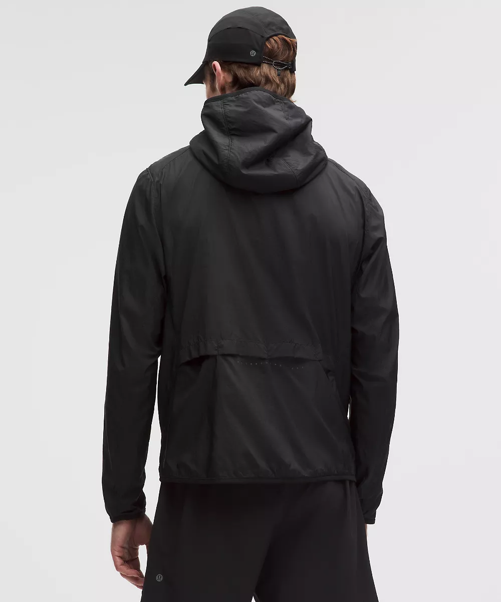 Coupe-vent de running grand froid InsulEight homme — Black, view 3