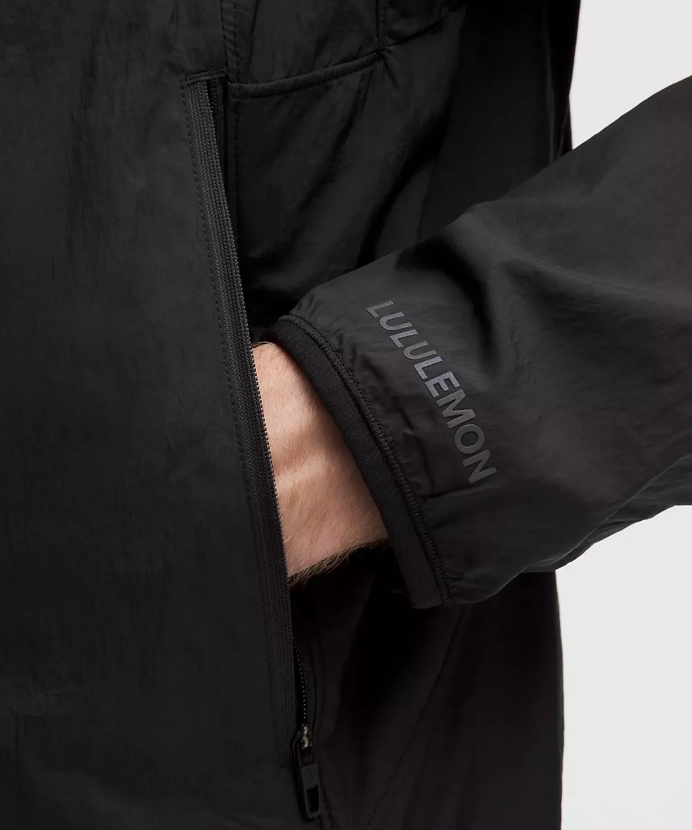 Coupe-vent de running grand froid InsulEight homme — Black, view 5