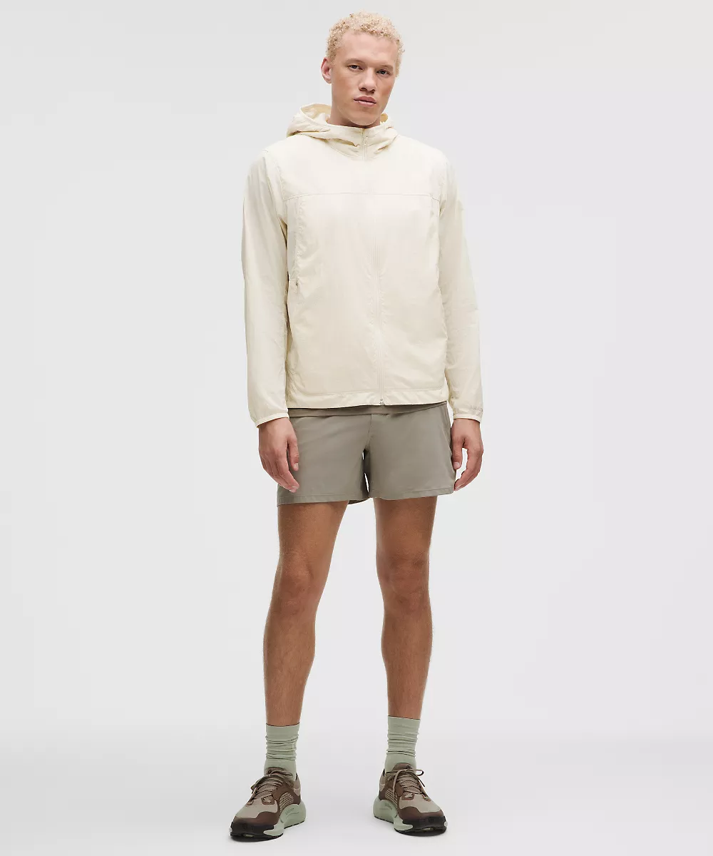 Coupe-vent de running grand froid InsulEight homme — Light Ivory, view 2