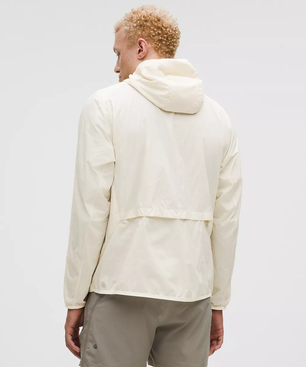 Coupe-vent de running grand froid InsulEight homme — Light Ivory, view 3