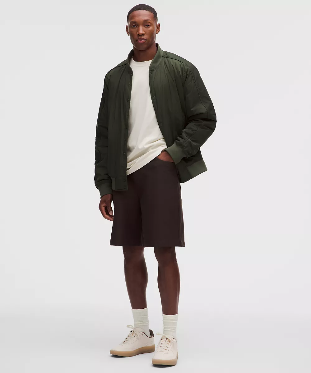 Veste bomber Collegiate homme — Deep Forest, view 2