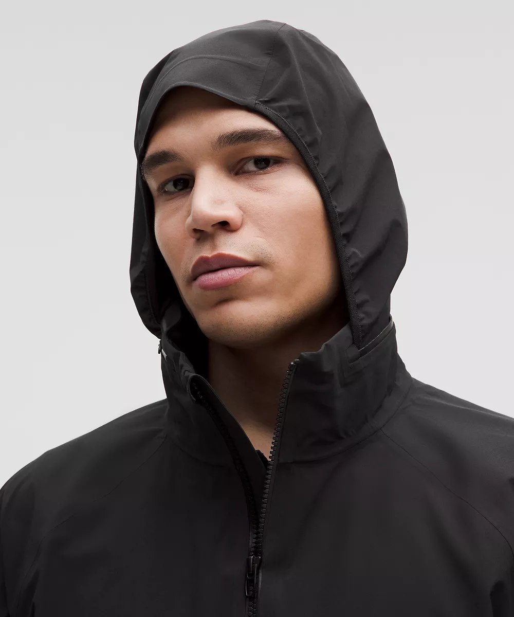 Veste de golf imperméable — Black, view 4