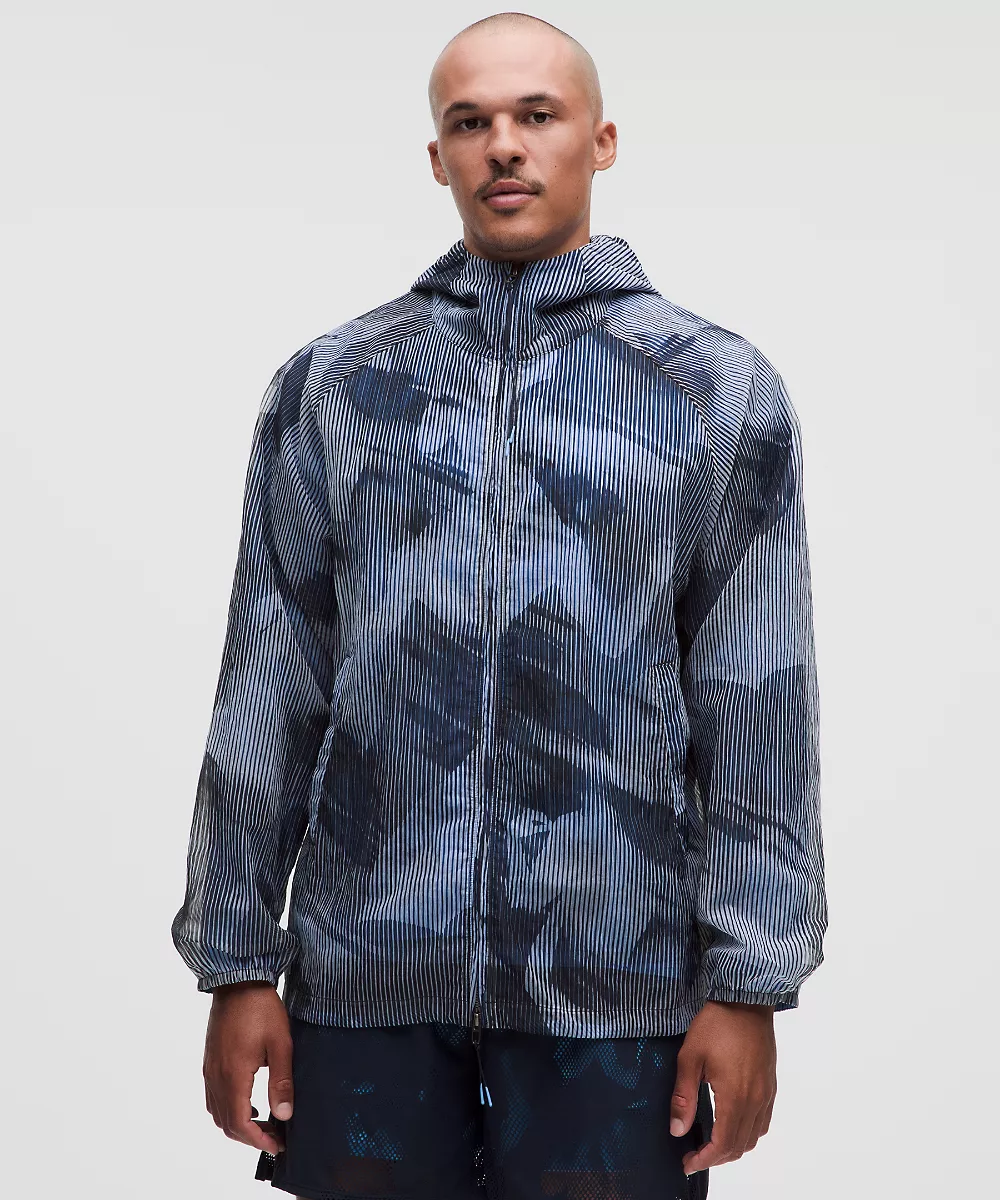 Veste superposée transparente *SLNSH Collection — Lenticular Dancer Navy, view 1