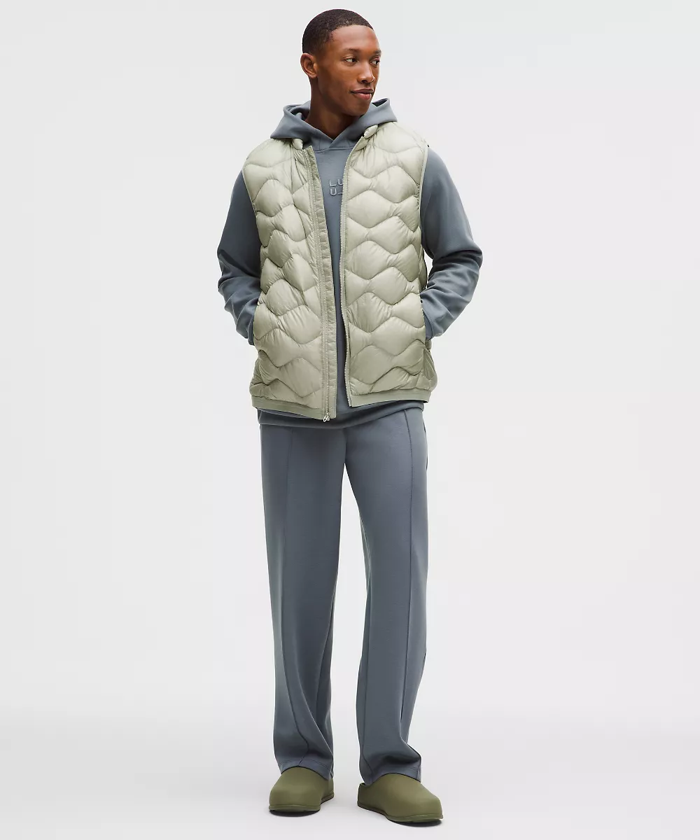 Gilet matelassé ultraléger duvet 900 homme — Fog Green, view 2