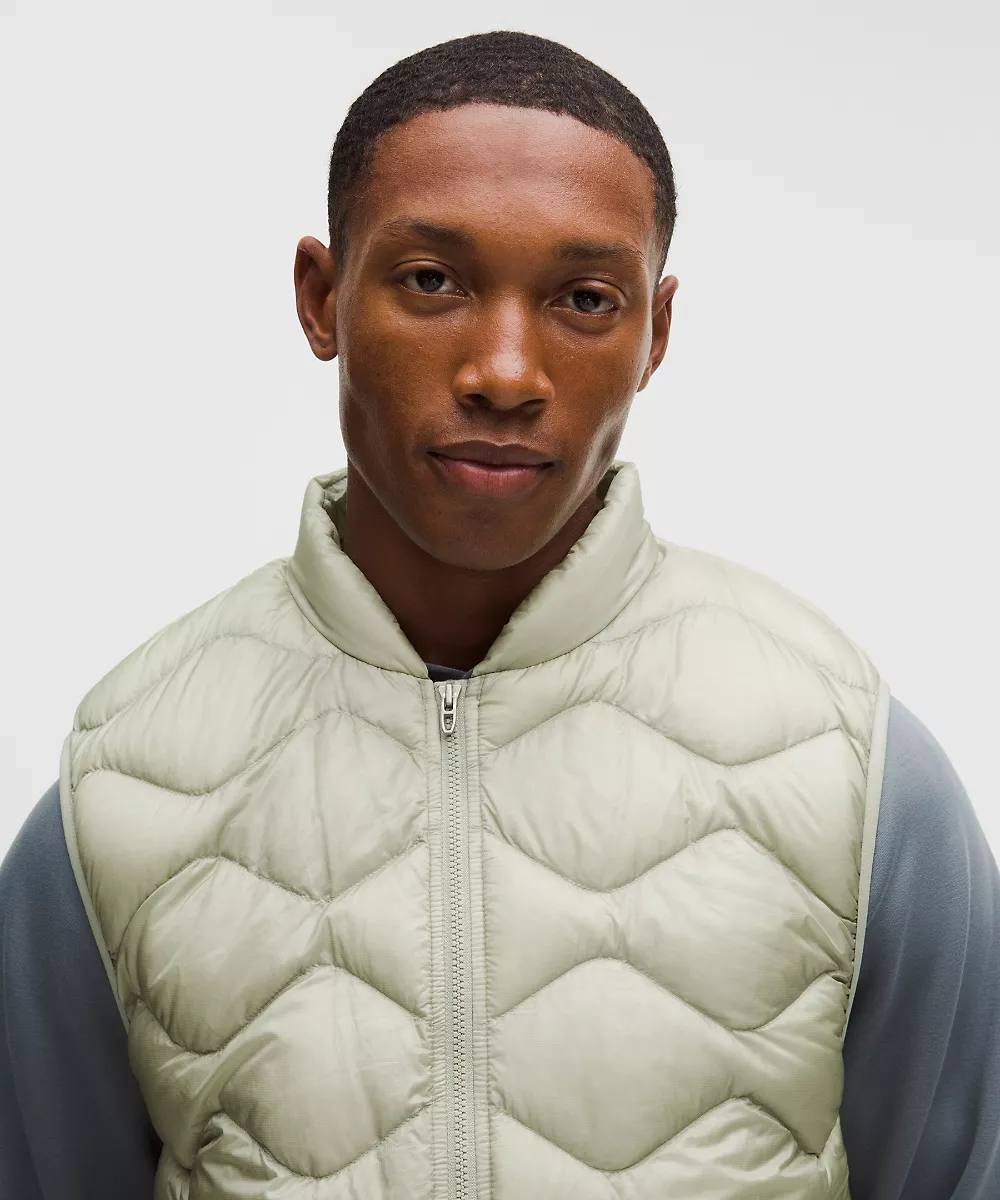 Gilet matelassé ultraléger duvet 900 homme — Fog Green, view 4