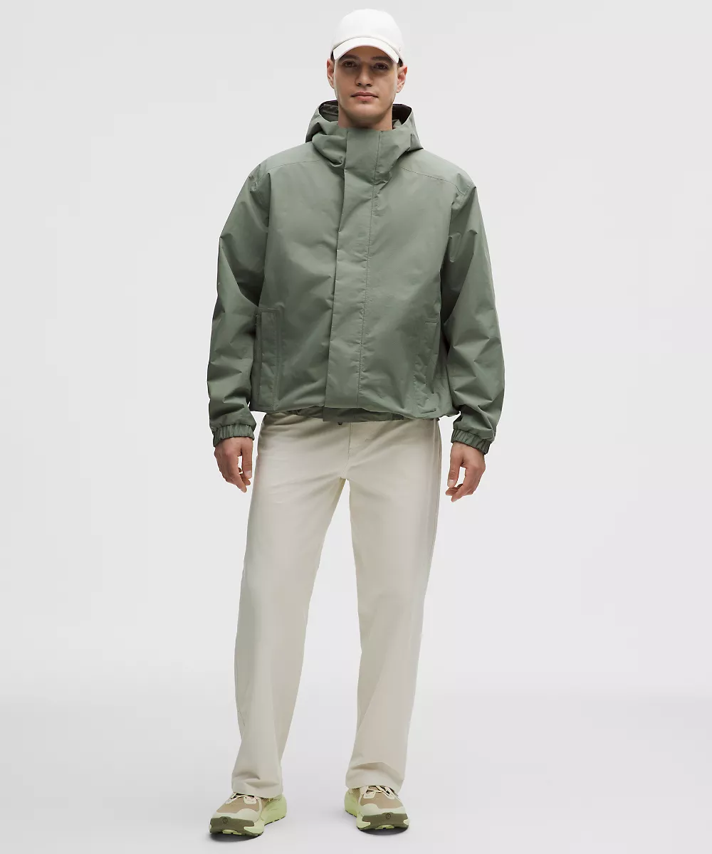 Veste imperméable à ourlet resserré — Willow Leaf, view 2