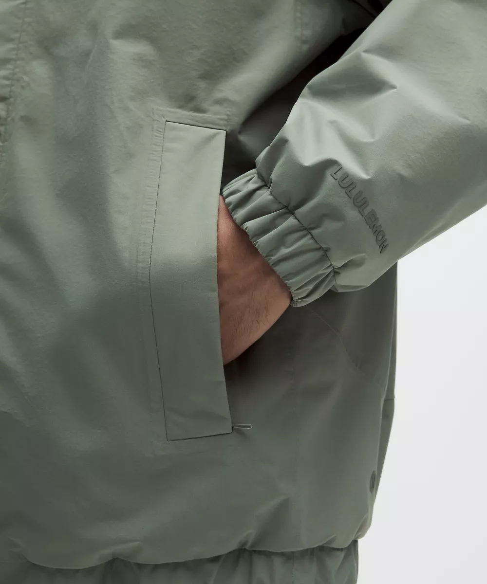 Veste imperméable à ourlet resserré — Willow Leaf, view 5