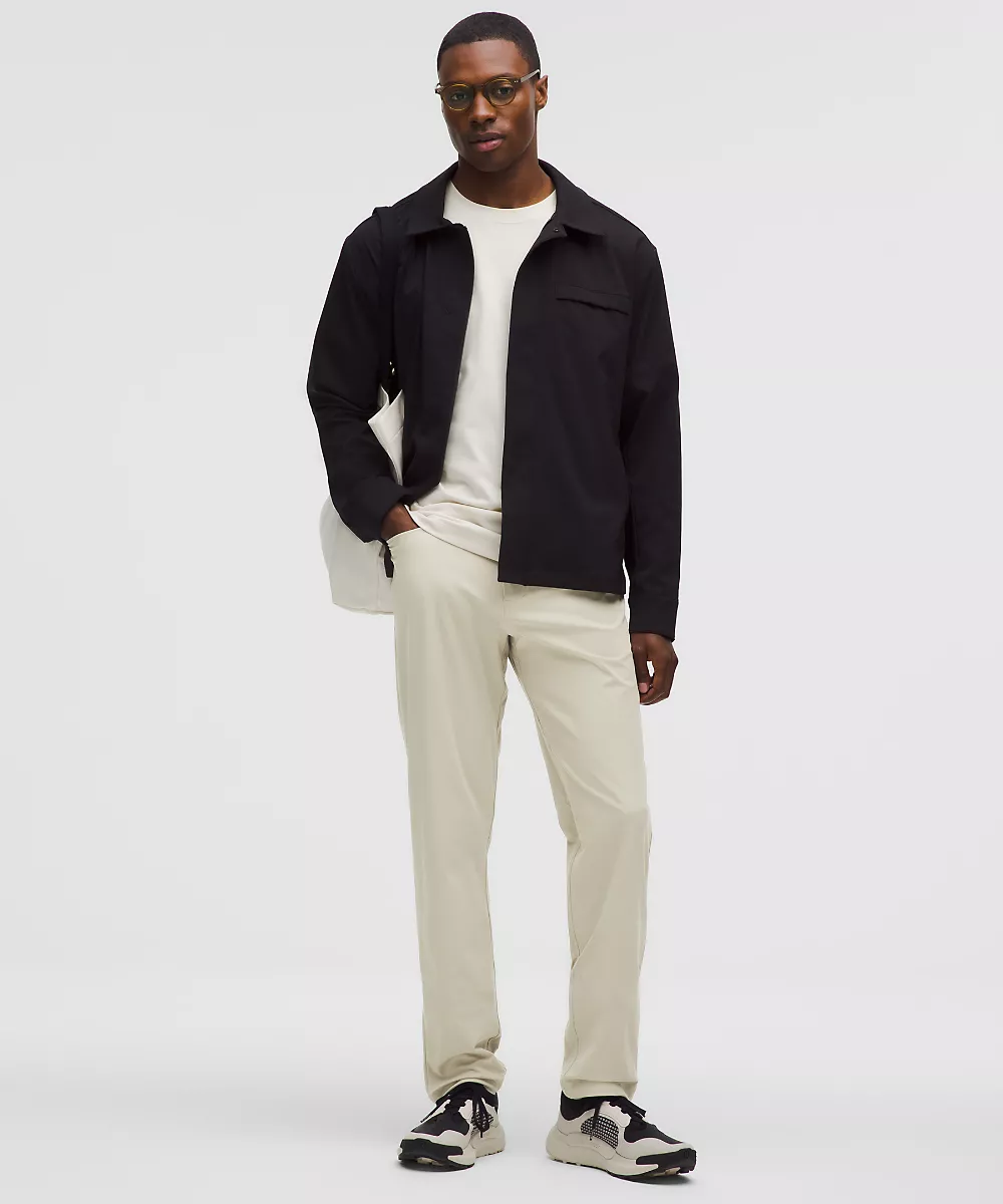 Pantalon 5 poches ABC coupe classique 32L *Warpstreme — Raw Linen, view 1