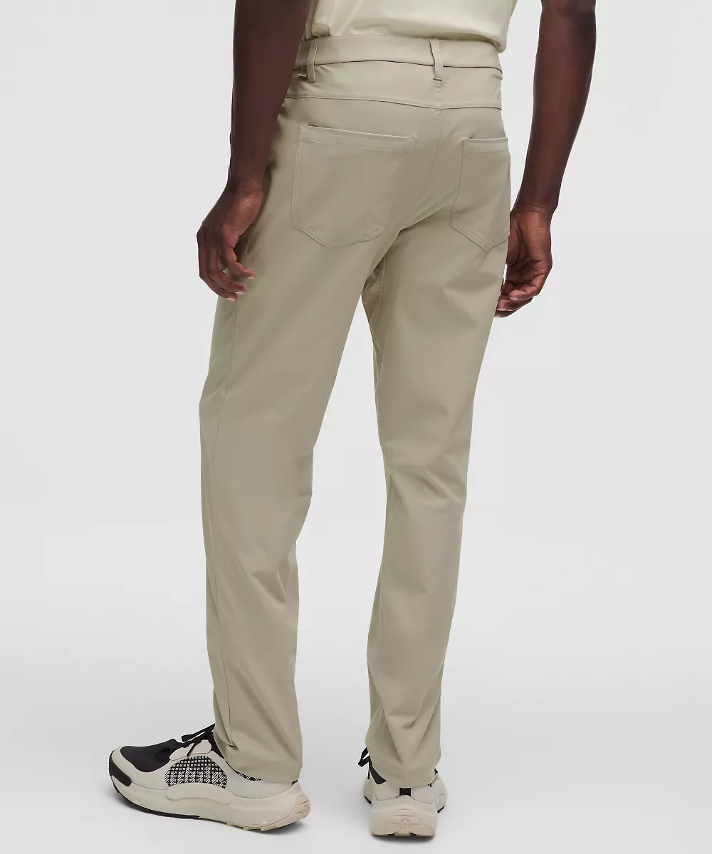 Pantalon 5 poches ABC coupe classique 32L *Warpstreme — Raw Linen, view 3