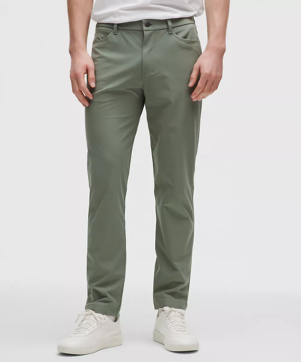 Pantalon 5 poches ABC coupe classique 32L *Warpstreme — Willow Leaf, view 1