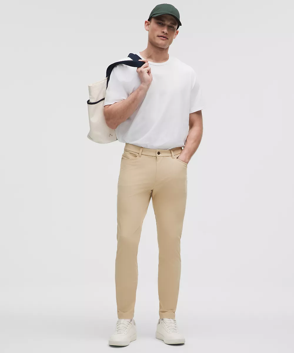 Pantalon 5 poches ABC coupe skinny 32L *Warpstreme — Trench, view 2