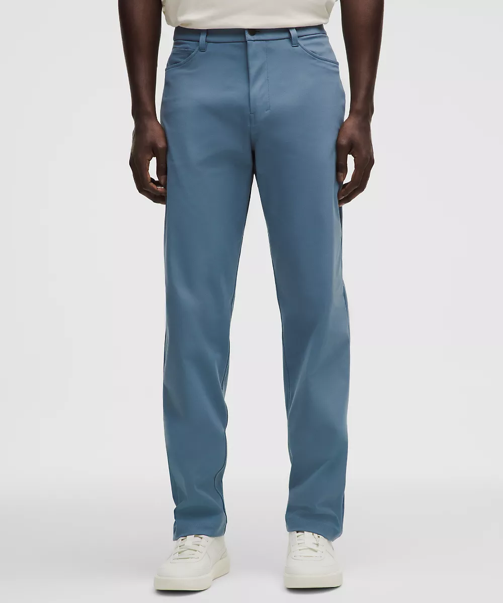 Pantalon 5 poches ABC coupe classique 34L *Warpstreme — Steel Blue, view 2