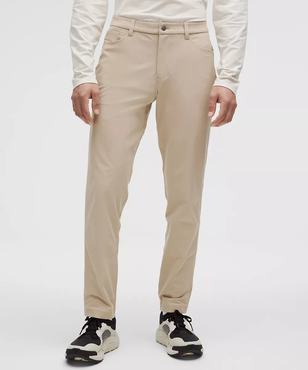 Pantalon 5 poches ABC coupe ajustée 28L *Warpstreme — Wacky Khaki, view 2