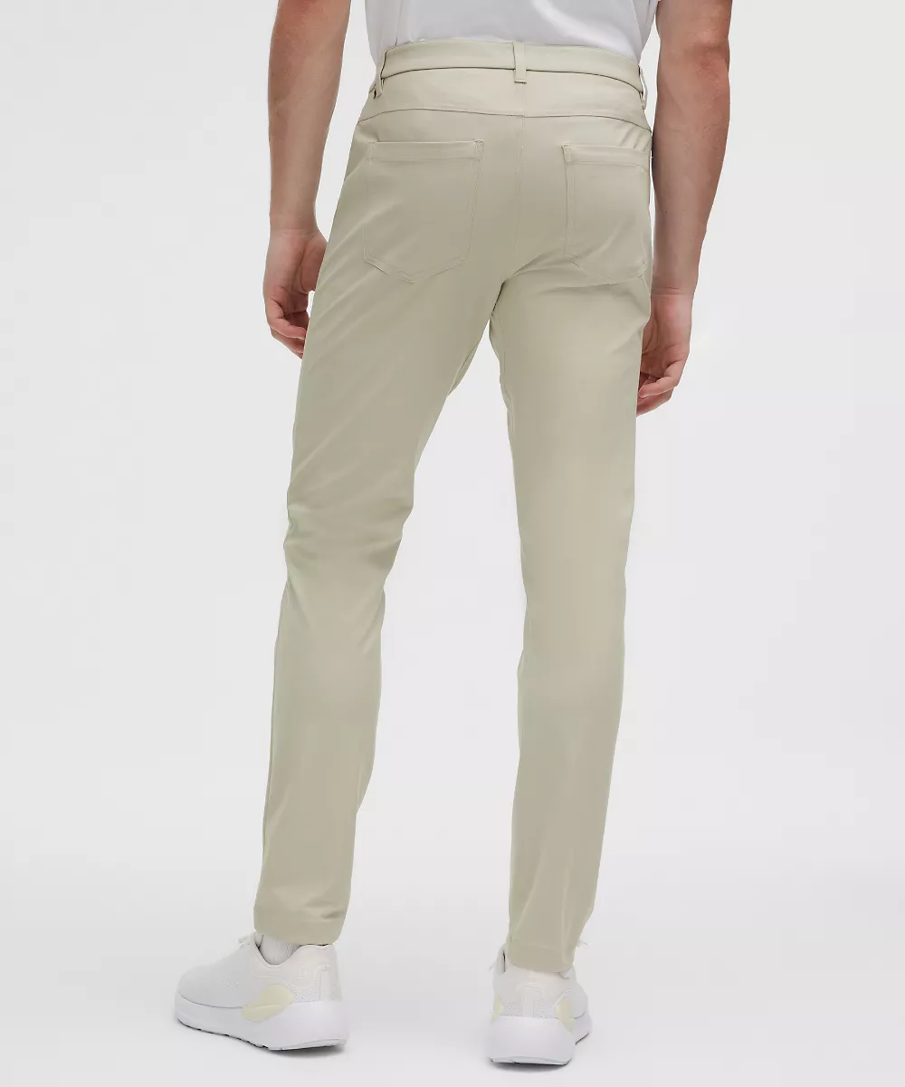 Pantalon 5 poches ABC coupe ajustée 30L *Warpstreme — Raw Linen, view 3