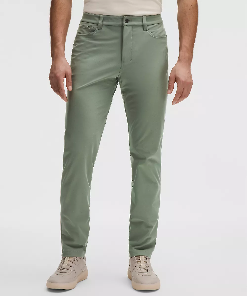 Pantalon 5 poches ABC coupe ajustée 34L *Warpstreme — Willow Leaf, view 2